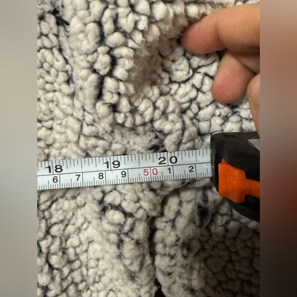 Champion Black and White Clemson Sherpa Jacket Size Medium - Picture 5 of 7
